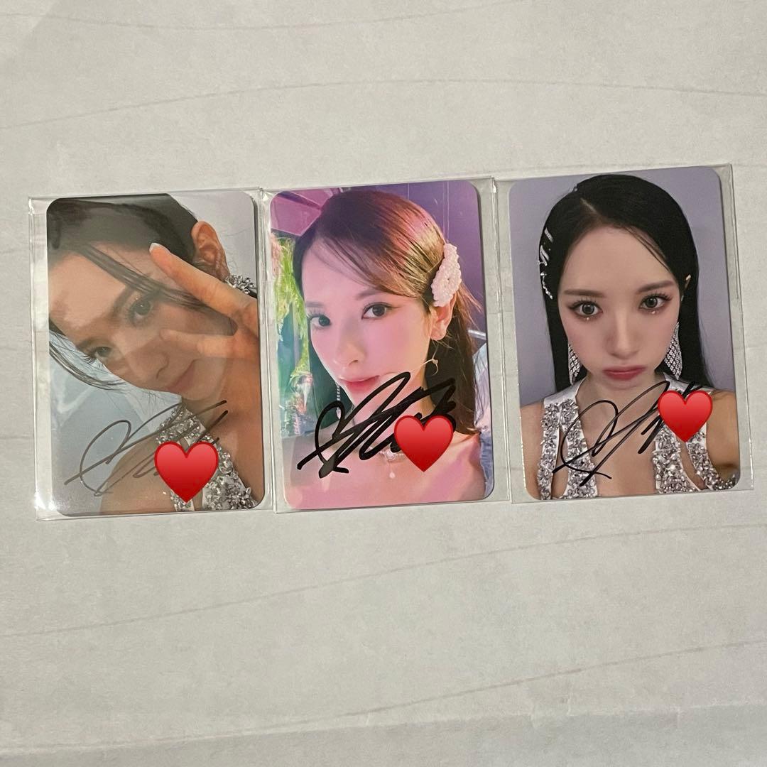 宇宙少女 ボナ サイン入りトレカ 3枚セット