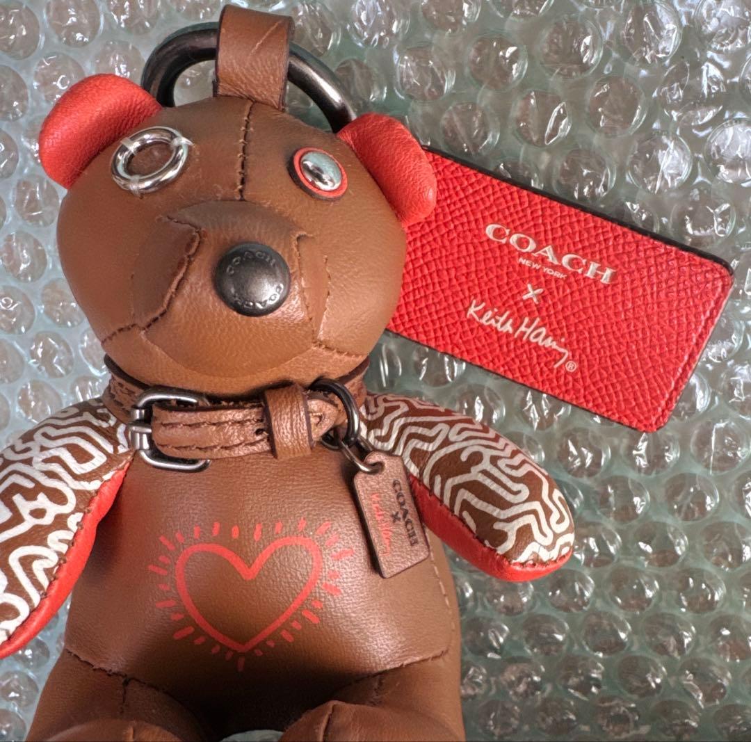 COACH キース・ヘリング　限定ベア レア　バッグチャーム　コーチ ♡