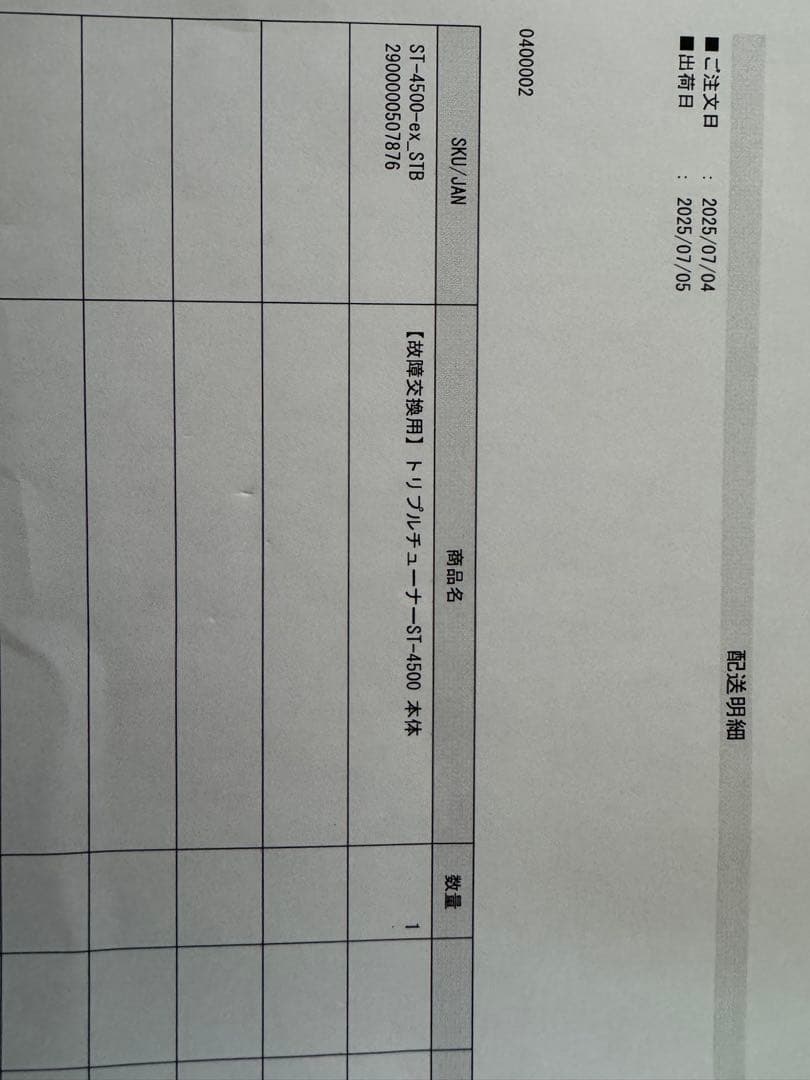 Smart TV 4500 本体と付属品