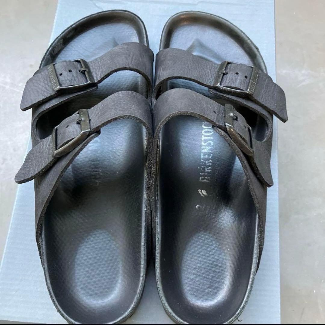ビルケンシュトック　アリゾナ レザーサンダル　42（27.0）　ナロー幅