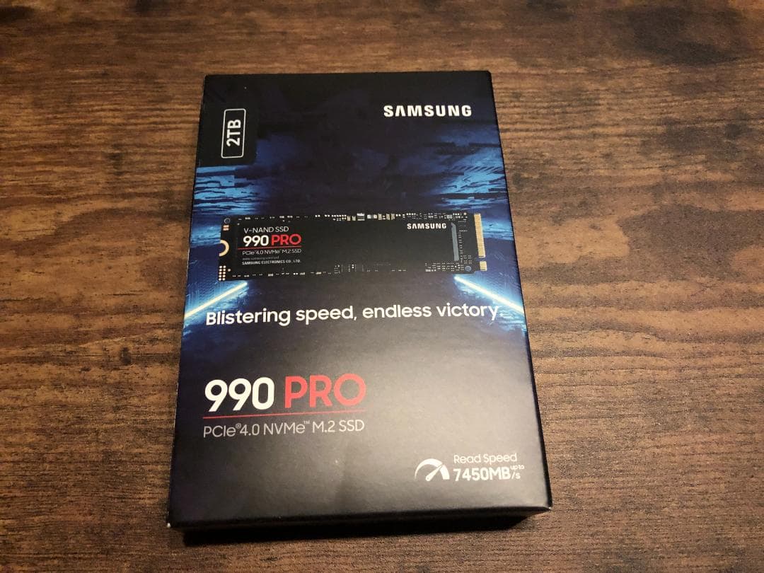 内蔵型SSD Samsung 990 PRO 2TB MZ-V9P2T0