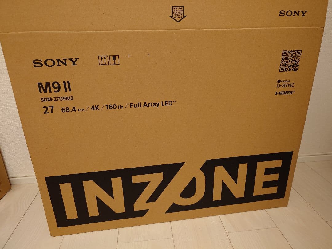 SONY INZONE M9 II 27インチ 4K モニター 付属品完備