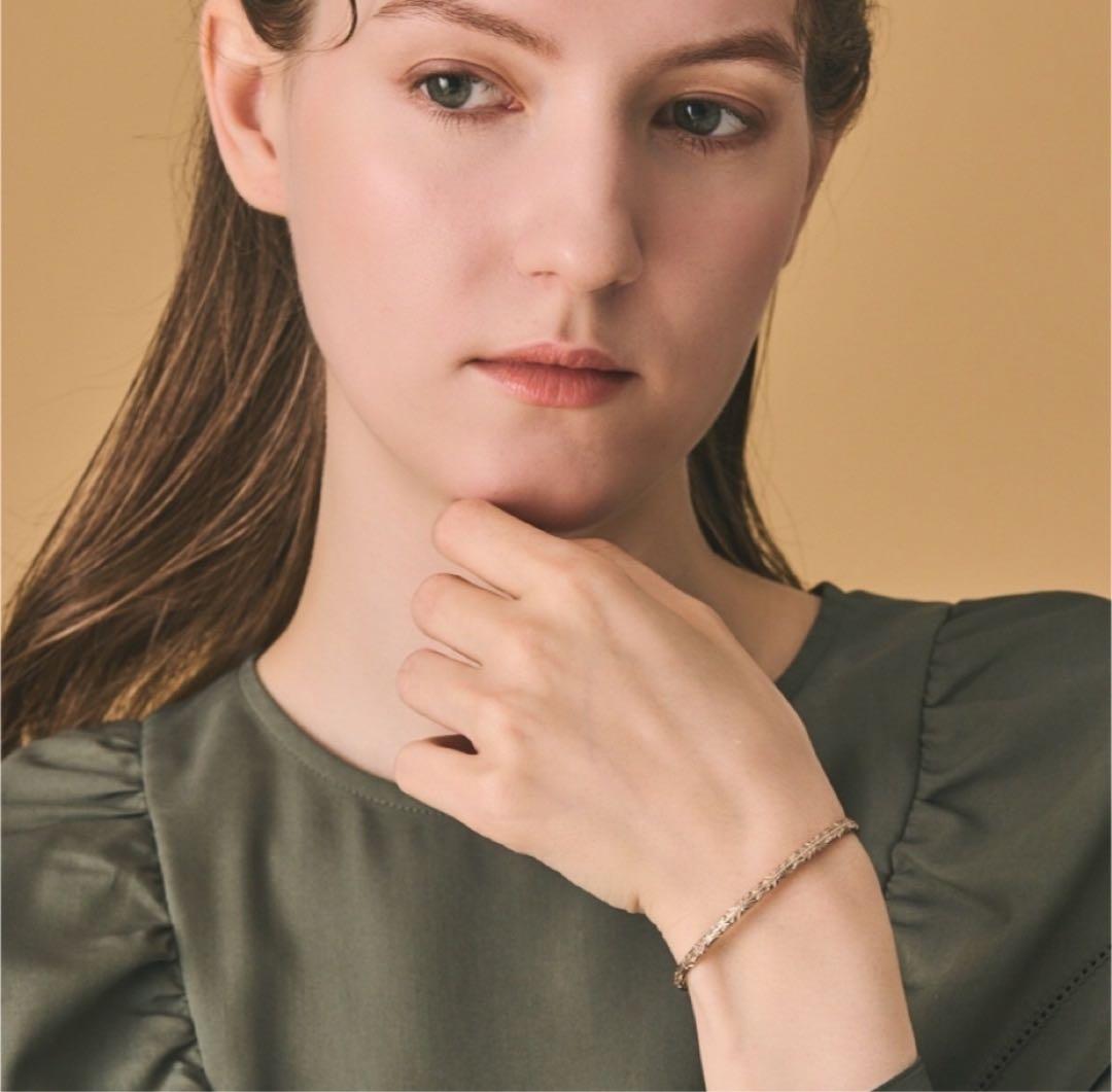 アガット　ゴールドバングル　agete