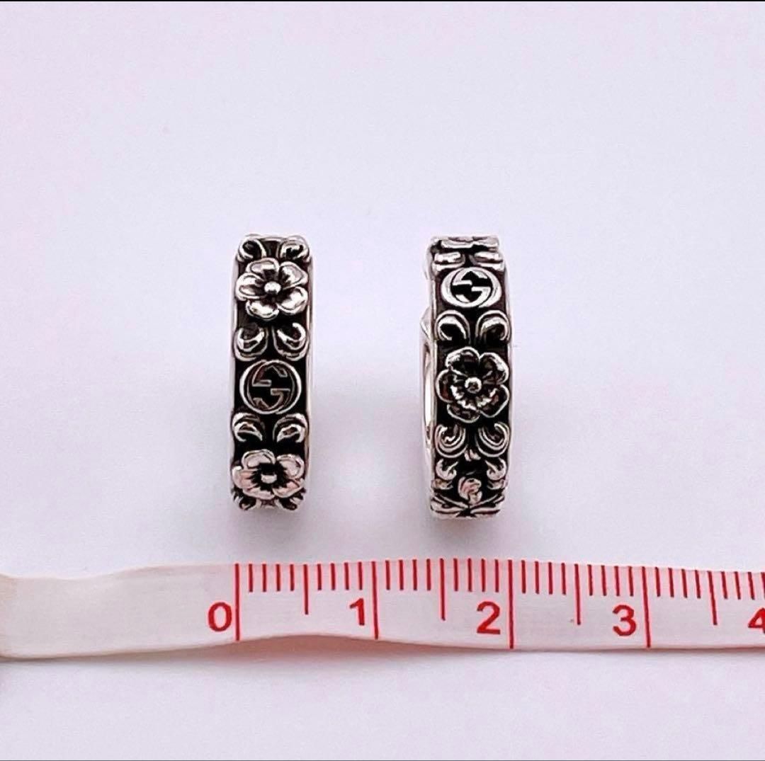 GUCCI ピアス インターロッキングG 花柄 フラワー