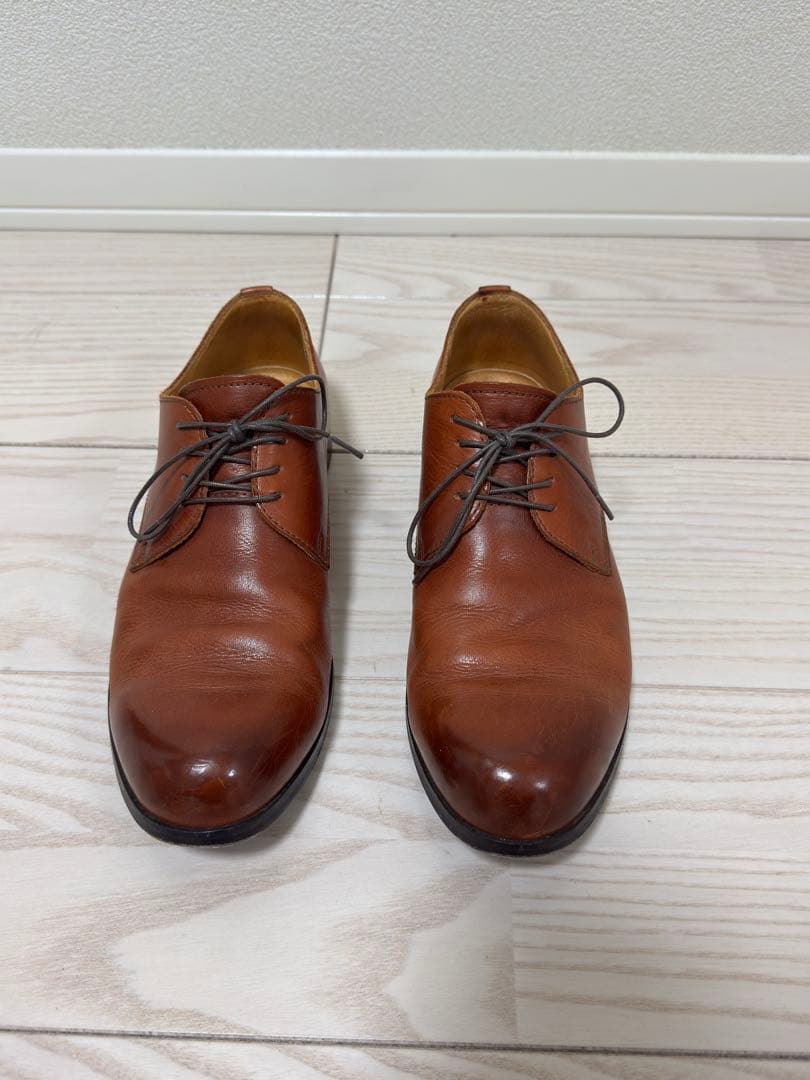 パドローネ　ダービープレーントゥ　40　茶色　箱無し