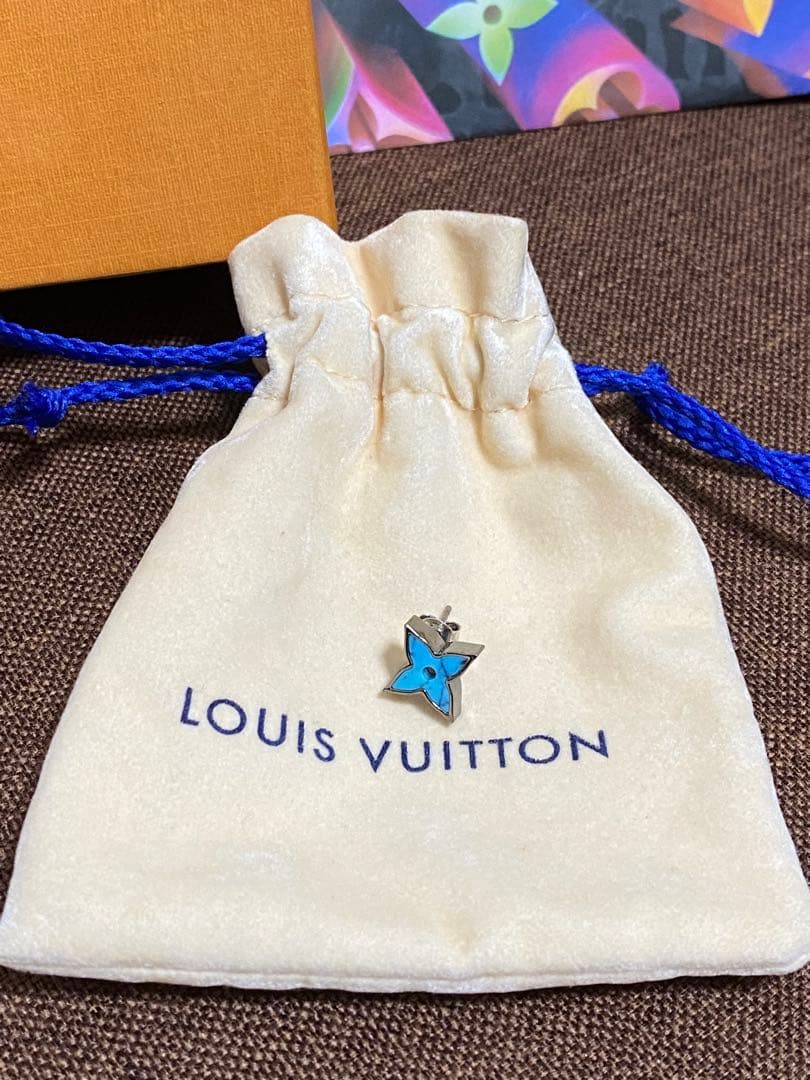 ルイヴィトン ピアス ブックル・LVイニシャル M80183 メタル