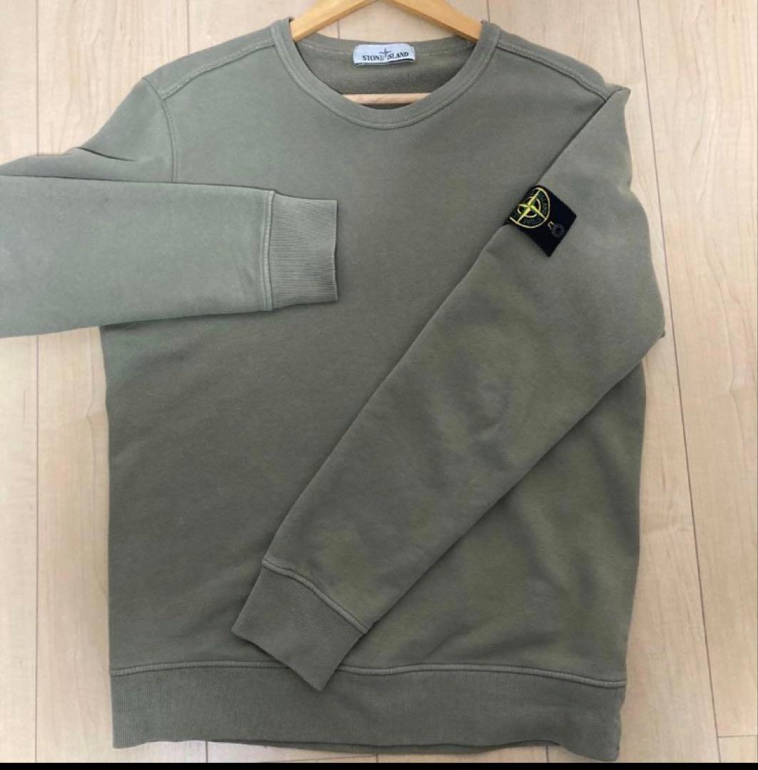 STONE  オリーブグリーン スウェットろん