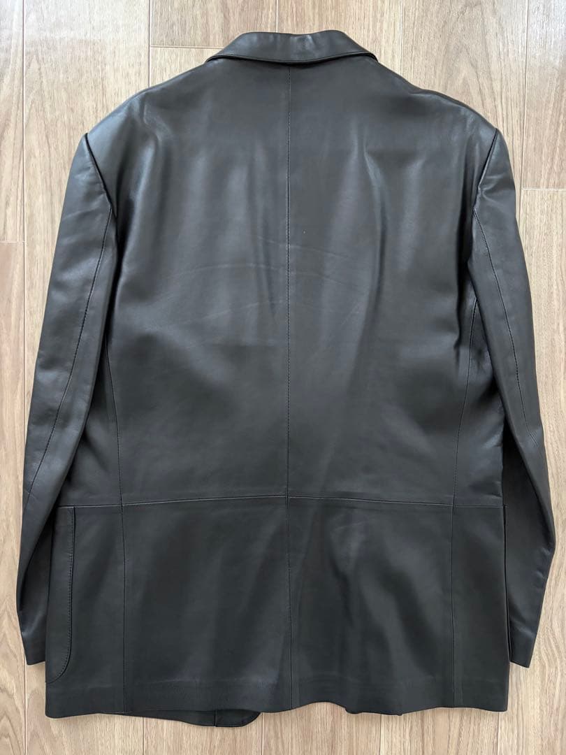 Lepanto レパント 羊革 シープスキン レザージャケット サイズXL 黒色