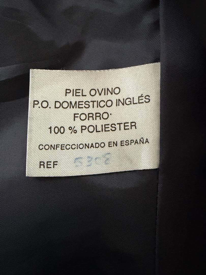 Lepanto レパント 羊革 シープスキン レザージャケット サイズXL 黒色