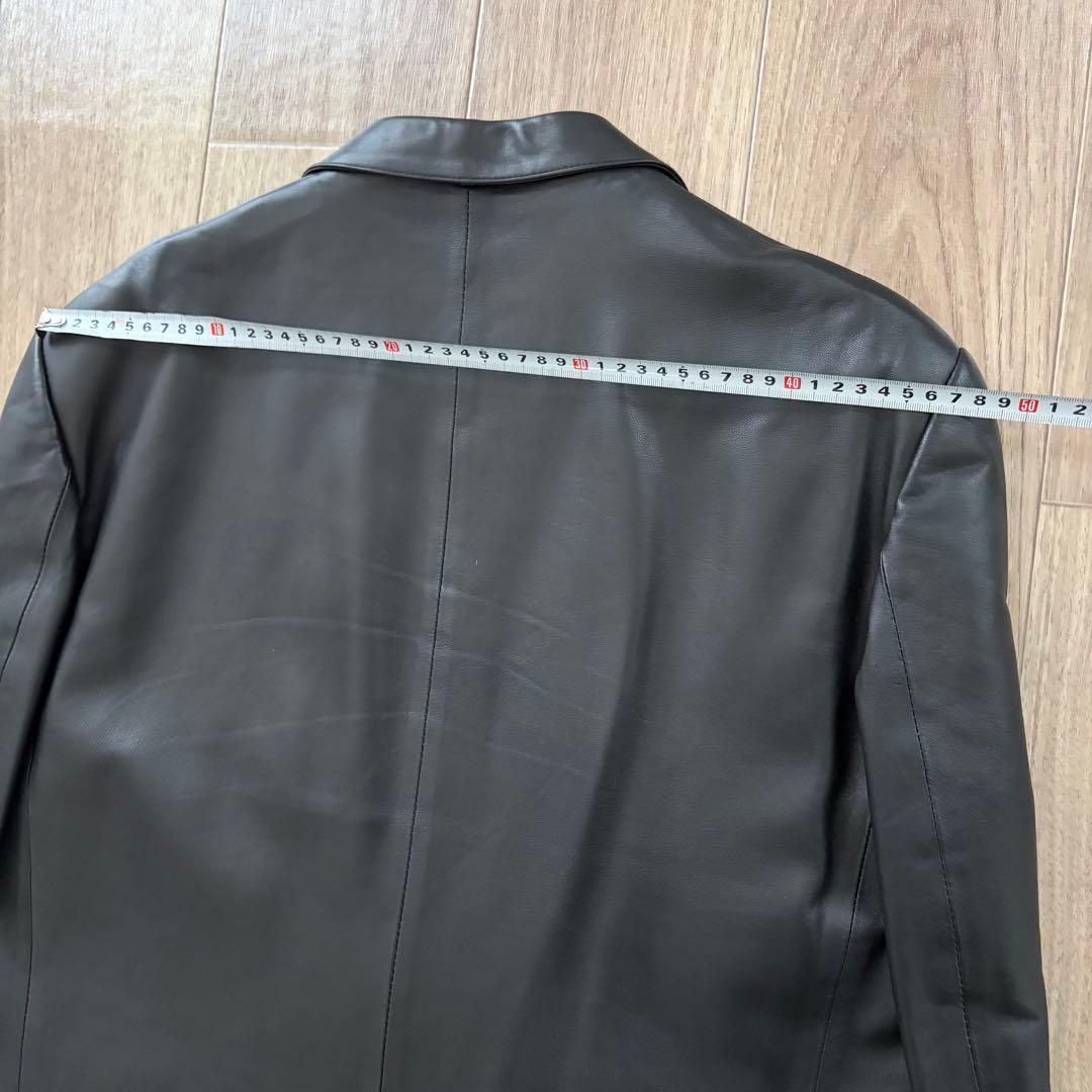 Lepanto レパント 羊革 シープスキン レザージャケット サイズXL 黒色