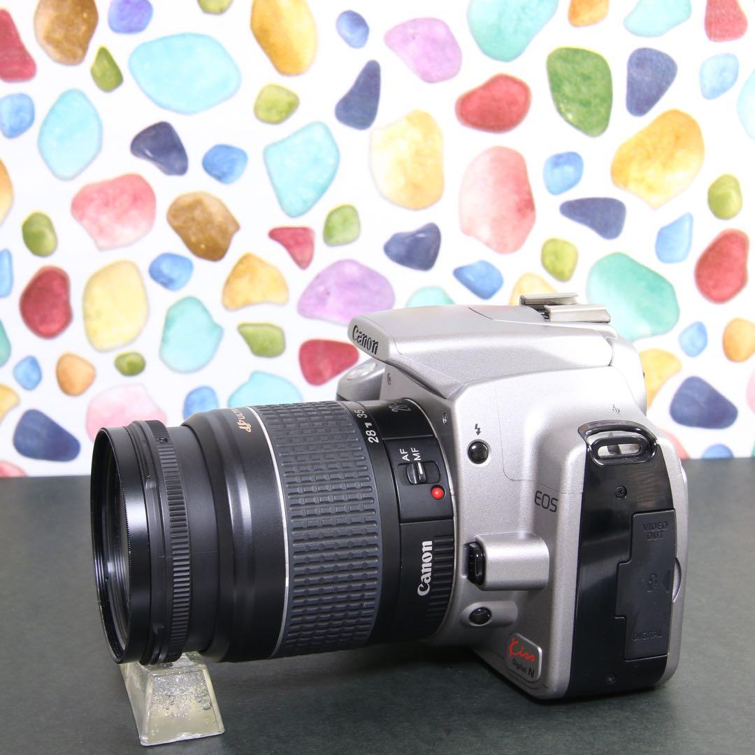 ♥︎◇Canon EOS KISS N ◇レンズキット ◇おしゃれシルバー
