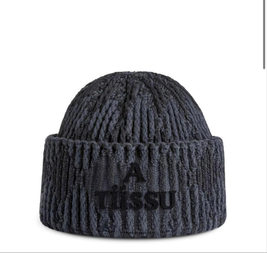 【新品】 atiissu dia beanies ニット帽 フィックス