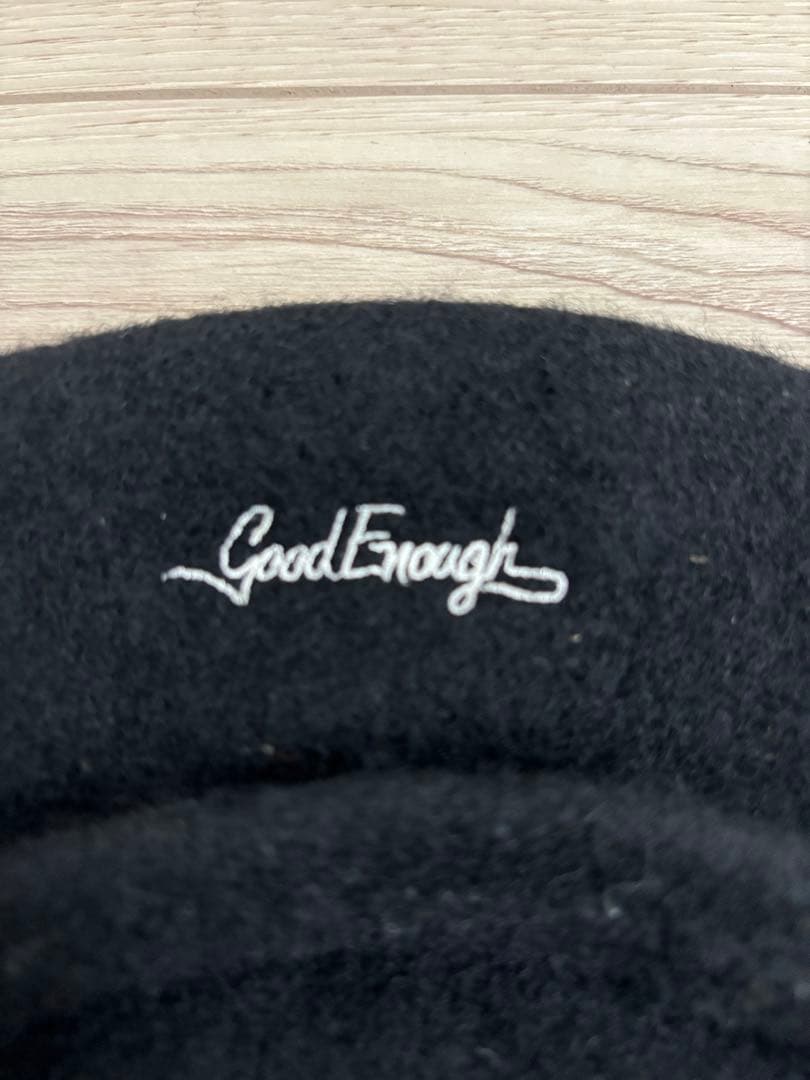 [GOOD ENOUGH] [KANGOL] 黒 ベレー帽