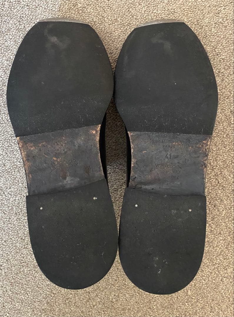 マルジェラ　革靴　ローファー　41 ブラック