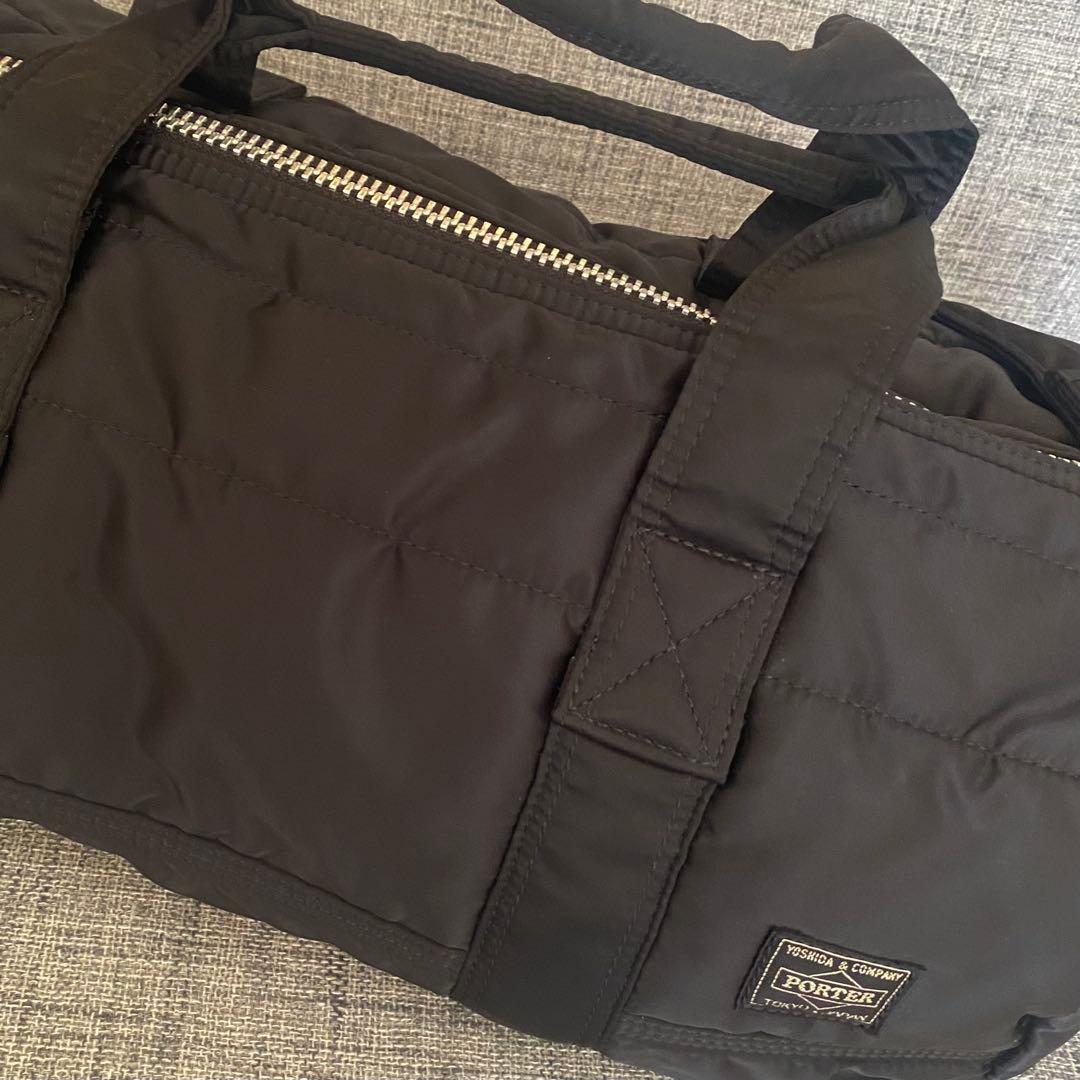 PORTER 吉田カバン/ブラック ドラムバッグ　廃盤