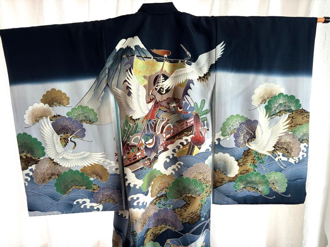 産着 男の子　お宮参り　着物　和服　赤ちゃん　ベビーグッズ