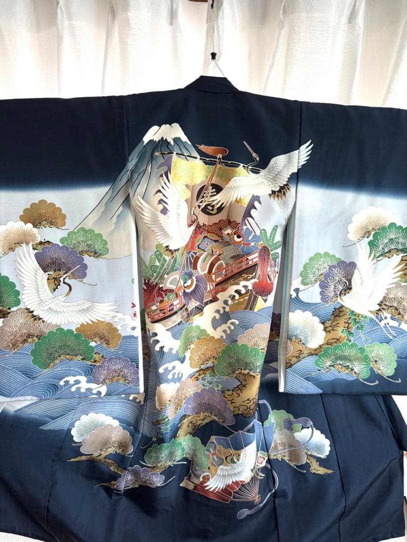 産着 男の子　お宮参り　着物　和服　赤ちゃん　ベビーグッズ