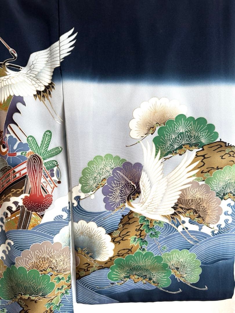 産着 男の子　お宮参り　着物　和服　赤ちゃん　ベビーグッズ