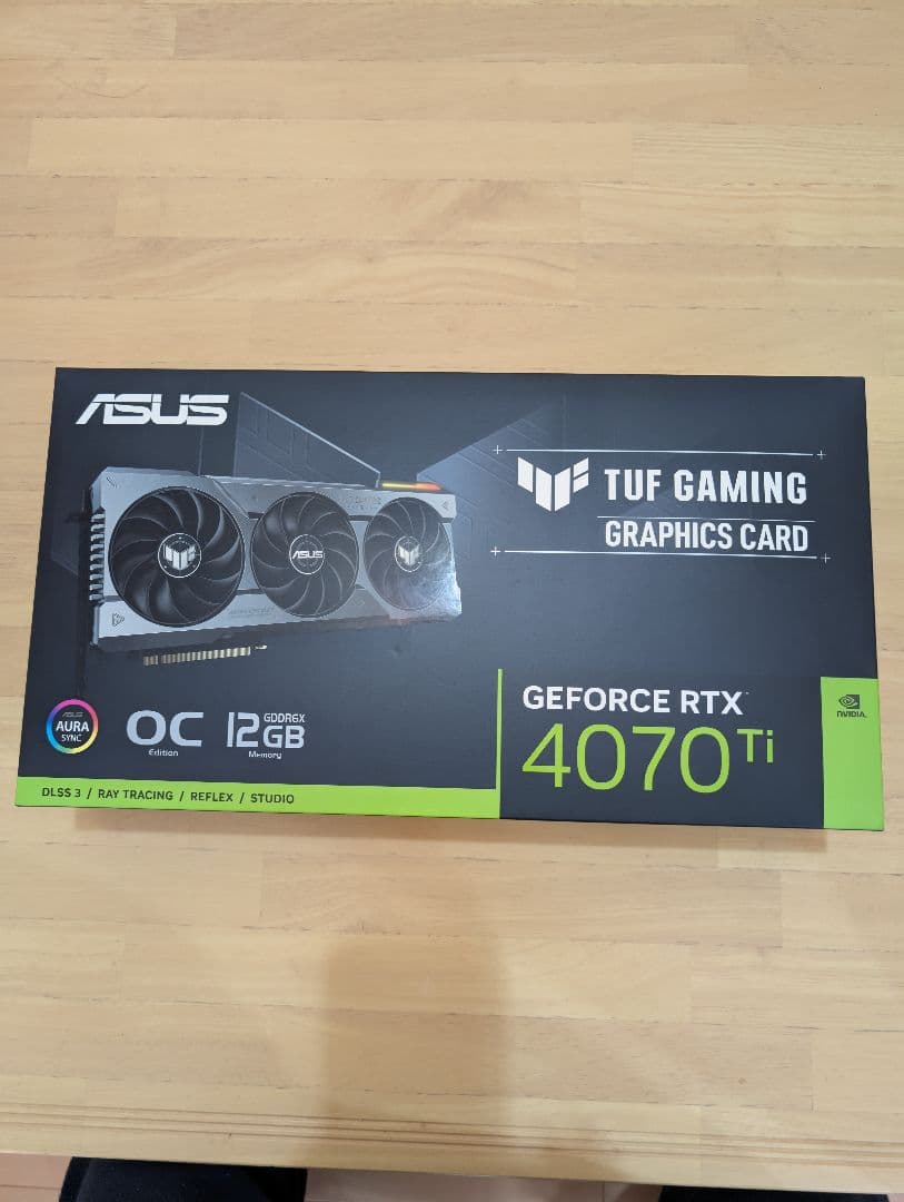 グラフィックボード・グラボ・ビデオカード ASUS TUF GAMING GEFORCE RTX 4070 Ti