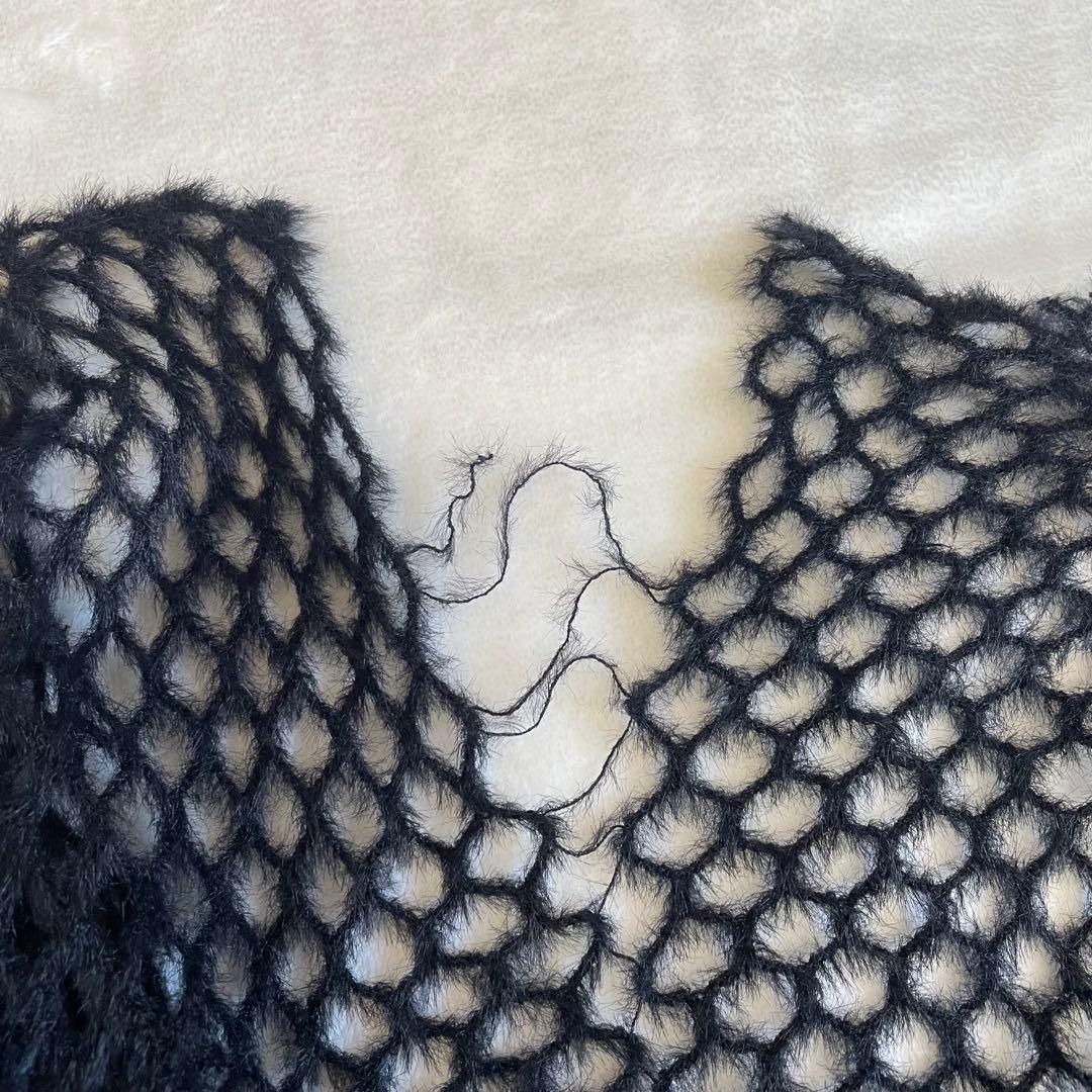 JOHN LAWRENCE SULLIVAN メッシュ編み ニット セーター