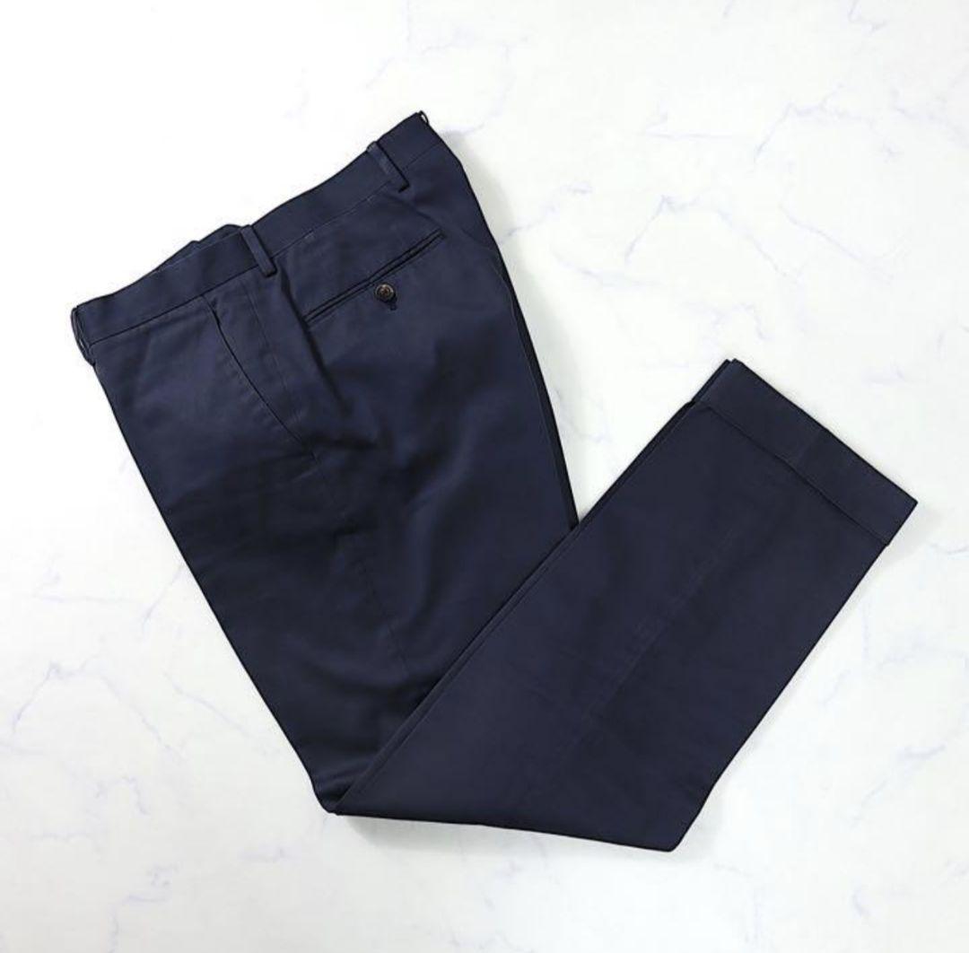 ラルディーニ　コットン　ネイビー　スーツ