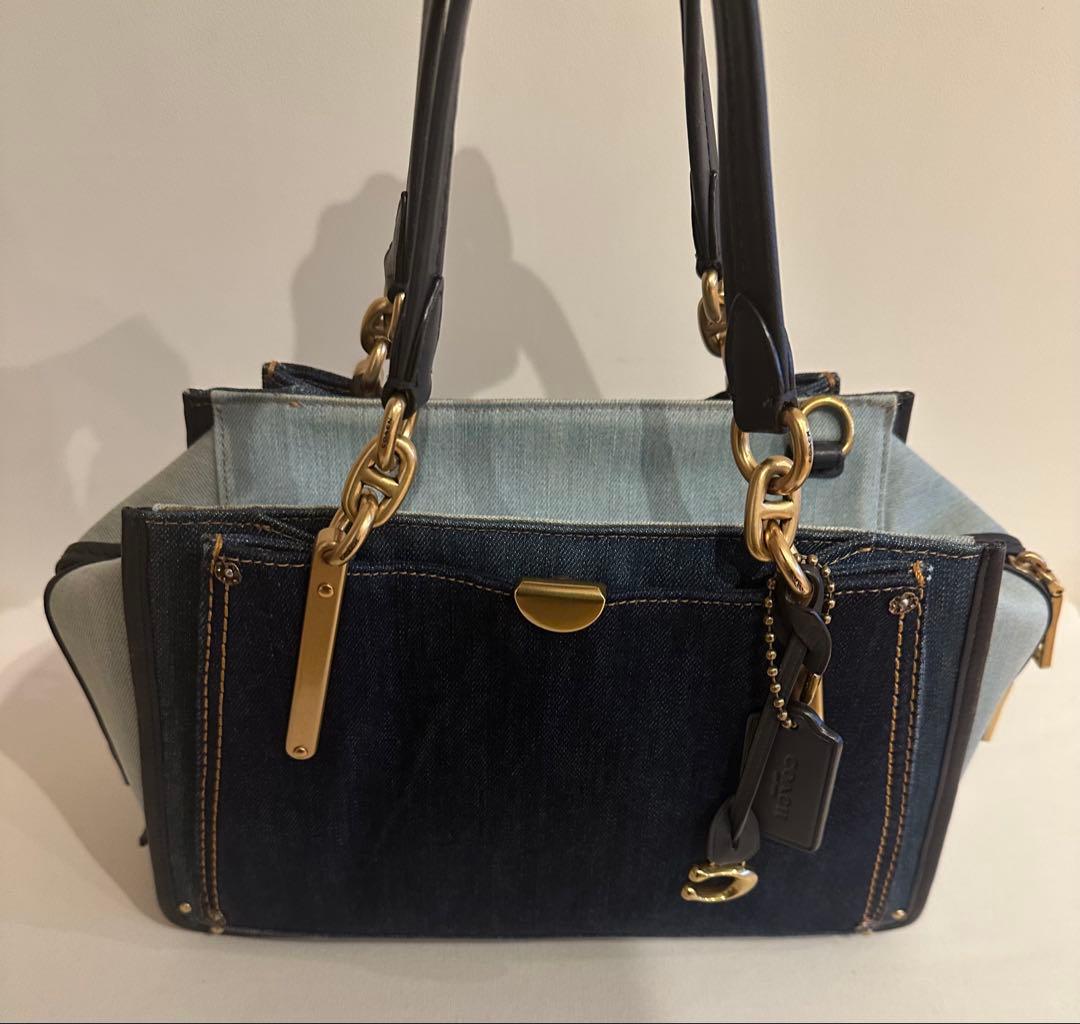 最終価格　美品 COACH　コ－チ　ドリーマ－　デニムショルダーバッグ 2way