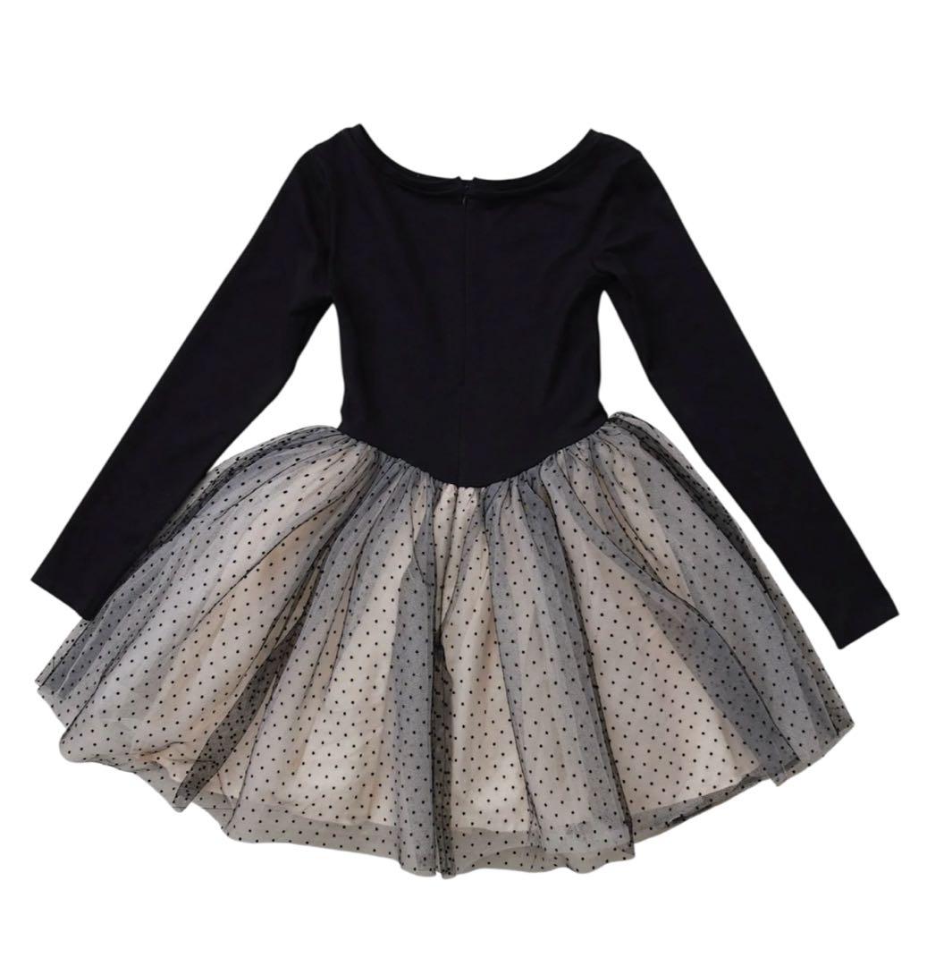 treat urself バレリーナドットチュールドッキングワンピ