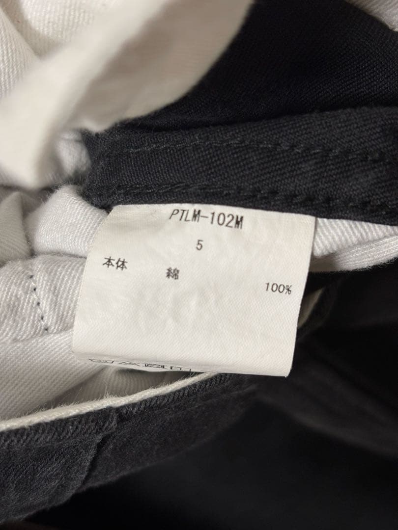 j*0様 CIOTA スビンコットン ウェポン チノパンツPTLM-102M 黒