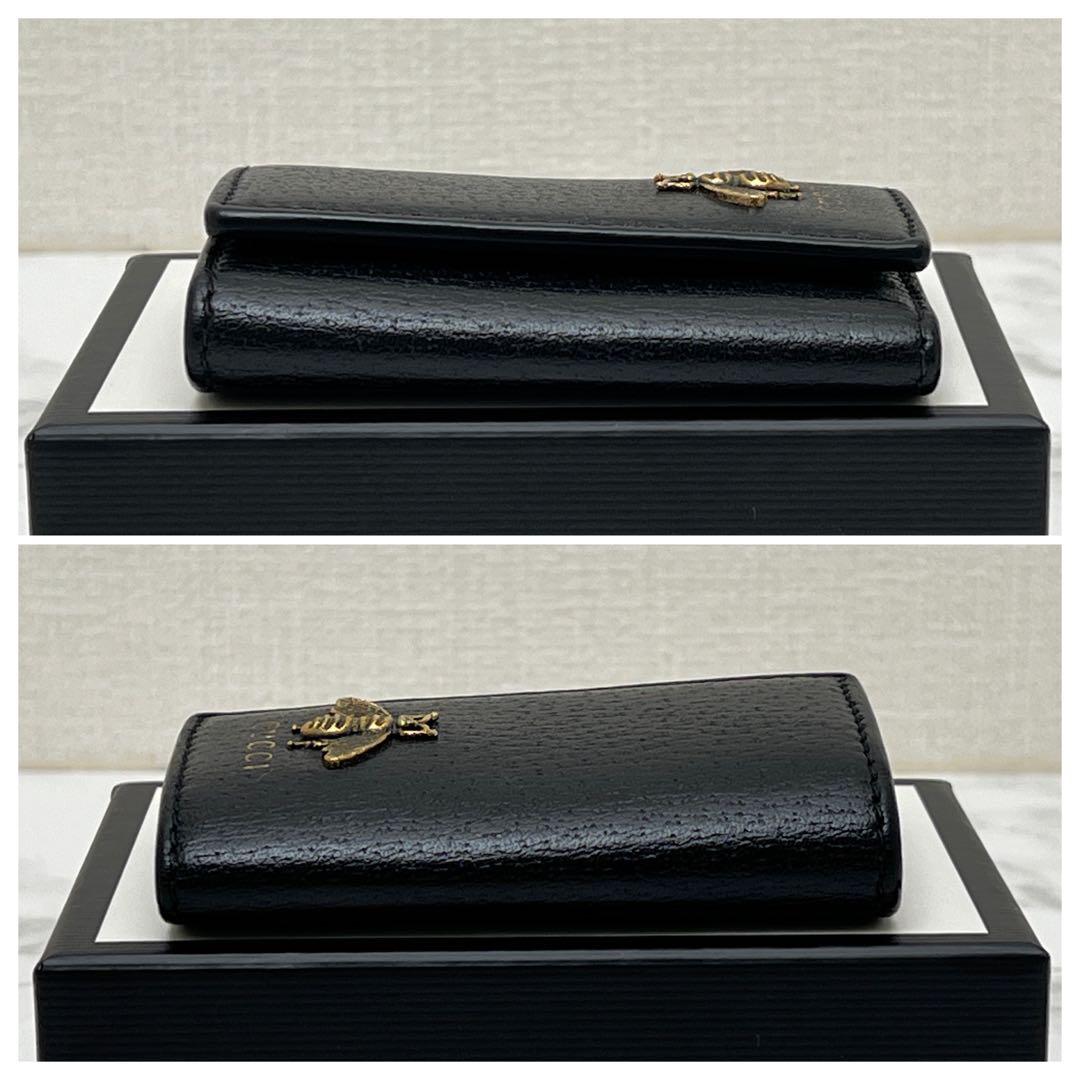 グッチ GUCCI アニマリエ メタル Bee キーケース ブラック