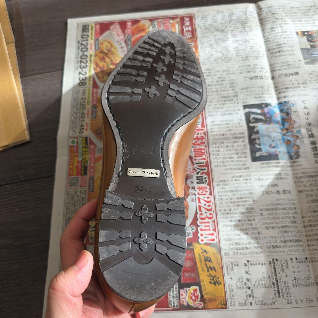 ❤*迎様 REGAL ブラウン ドレスシューズ レースアップ