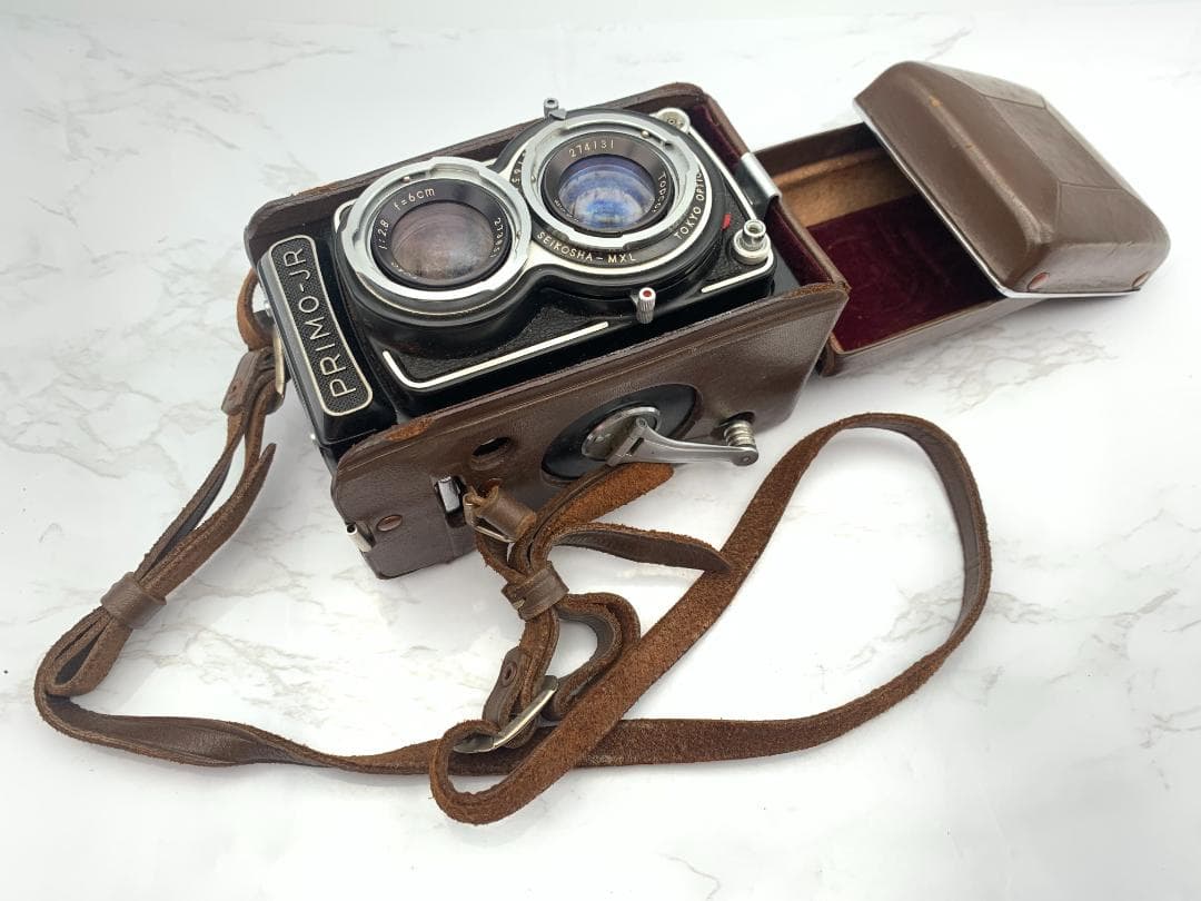 TOKYO PRIMO-JR 二眼レフカメラ　ブラック　ブラウン