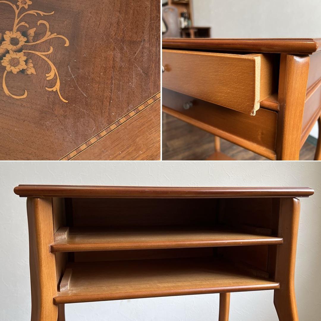 k353r120 象嵌細工のクラシカルなコンソールチェスト/サイドテーブル