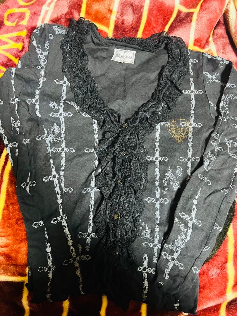 【ほぼ新品】レア h.NAOTO 初期 blood カットソーカーデ