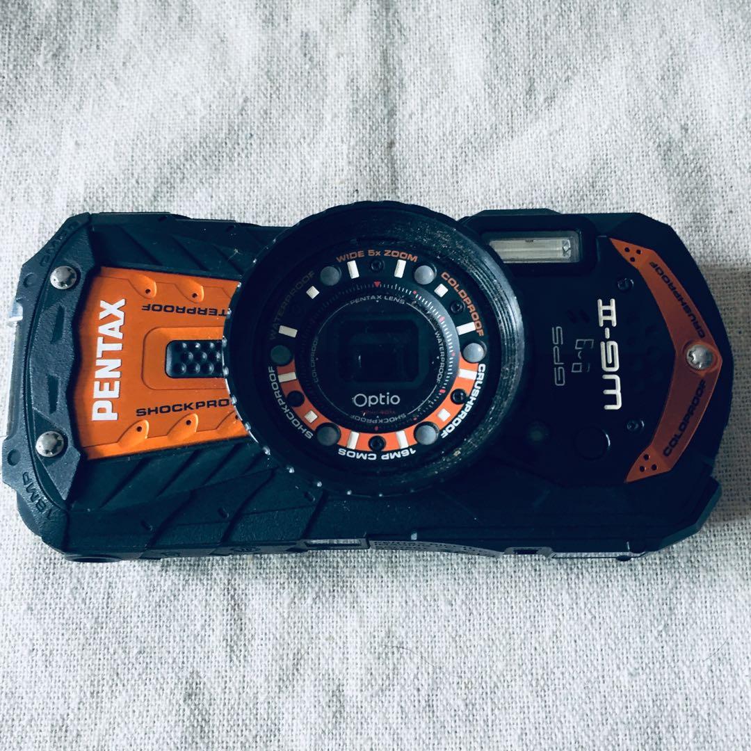 PENTAX WG-II WG-2 GPS 防水 防塵 耐衝撃 現場 タフカメラ