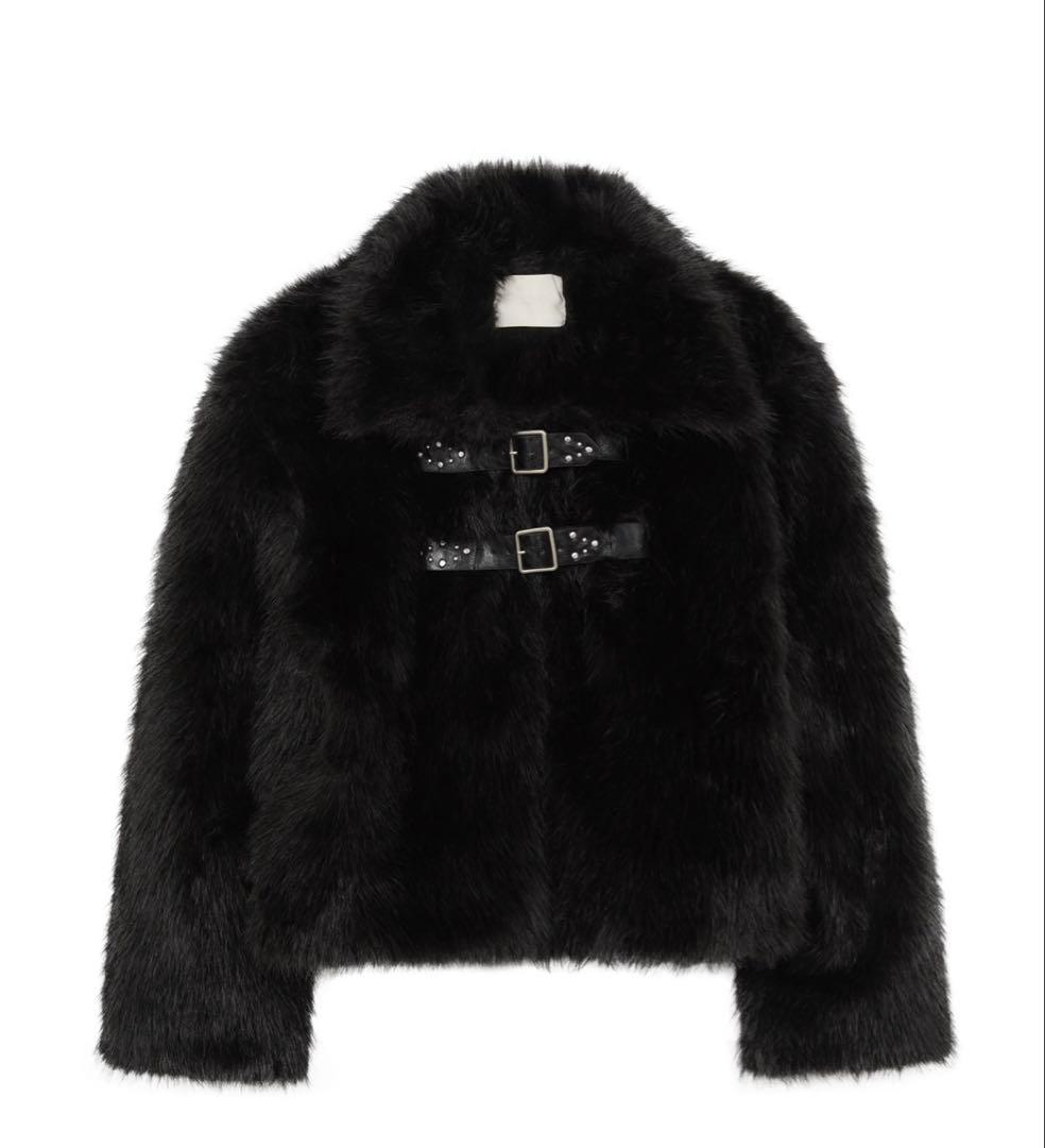 翌日発送‼️illigo ファージャケット パピィショートファージャケット