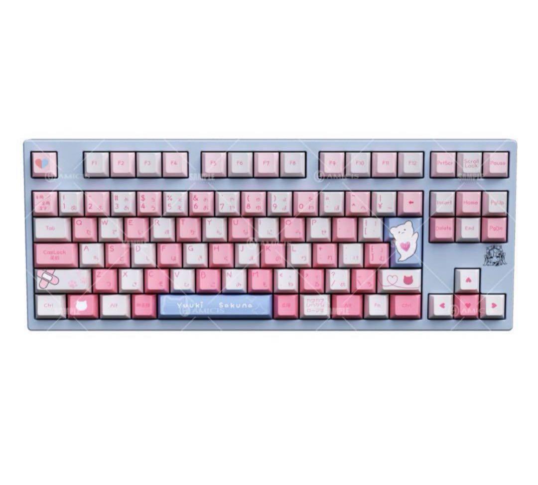 【新品未使用】『結城さくな』 × AMICIS コラボゲーミングキーボード