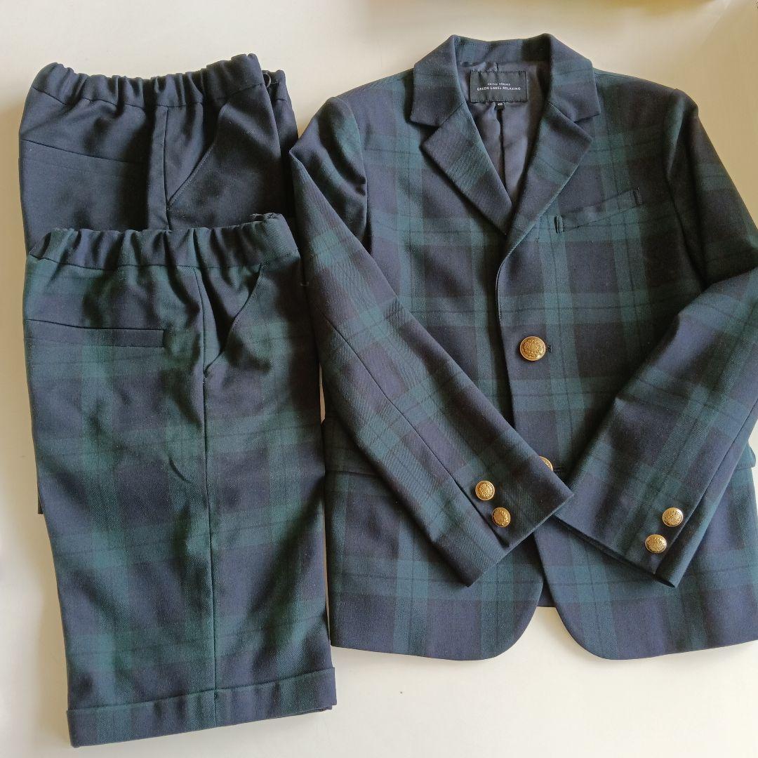 green label relaxing フォーマル スーツ男の子　パンツ2点