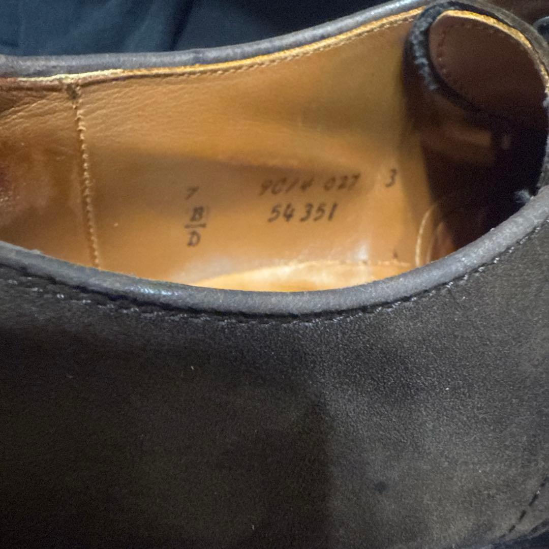 オールデン vチップ　7 スエード