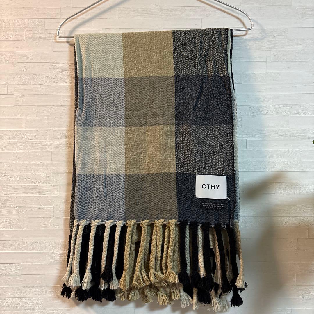 CTHY YAK WOOL FRINGE STOLE ヤクウールフリンジストール
