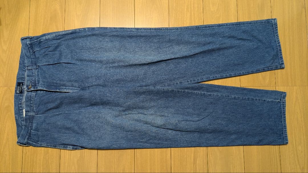 ラルフローレン　USA製　デニム　スラックス　W36L32