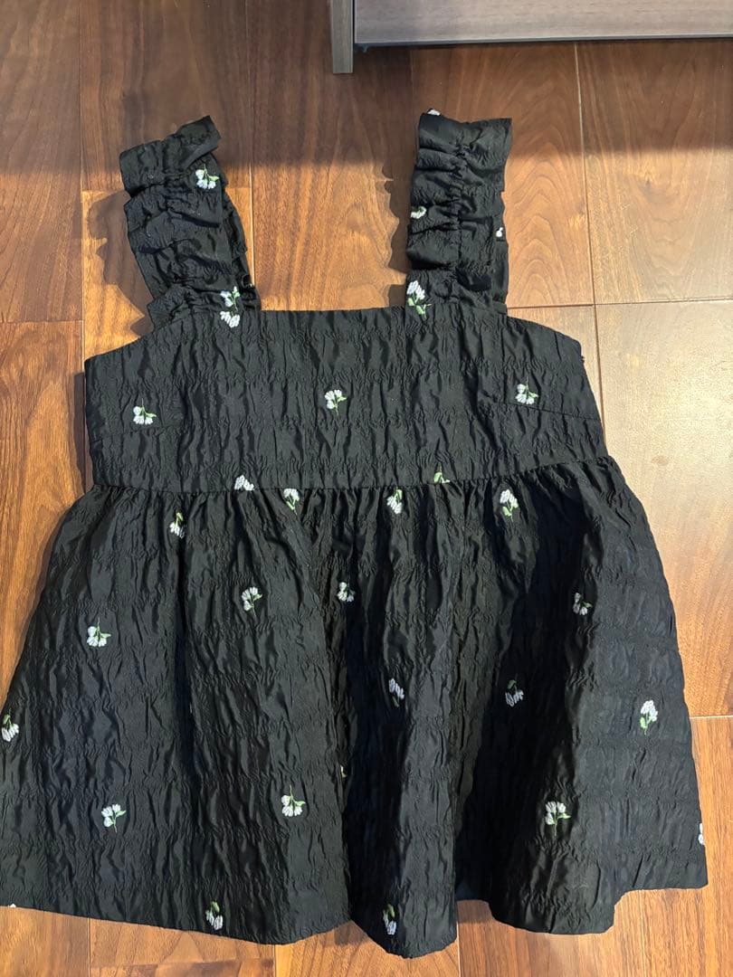 ユナイテッドアローズ　スクエア フラワー ジャガード キャミソール