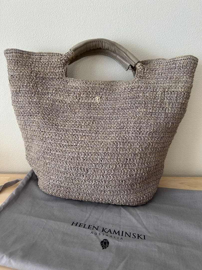 HELEN KAMINSKI ラフィアかごバッグ