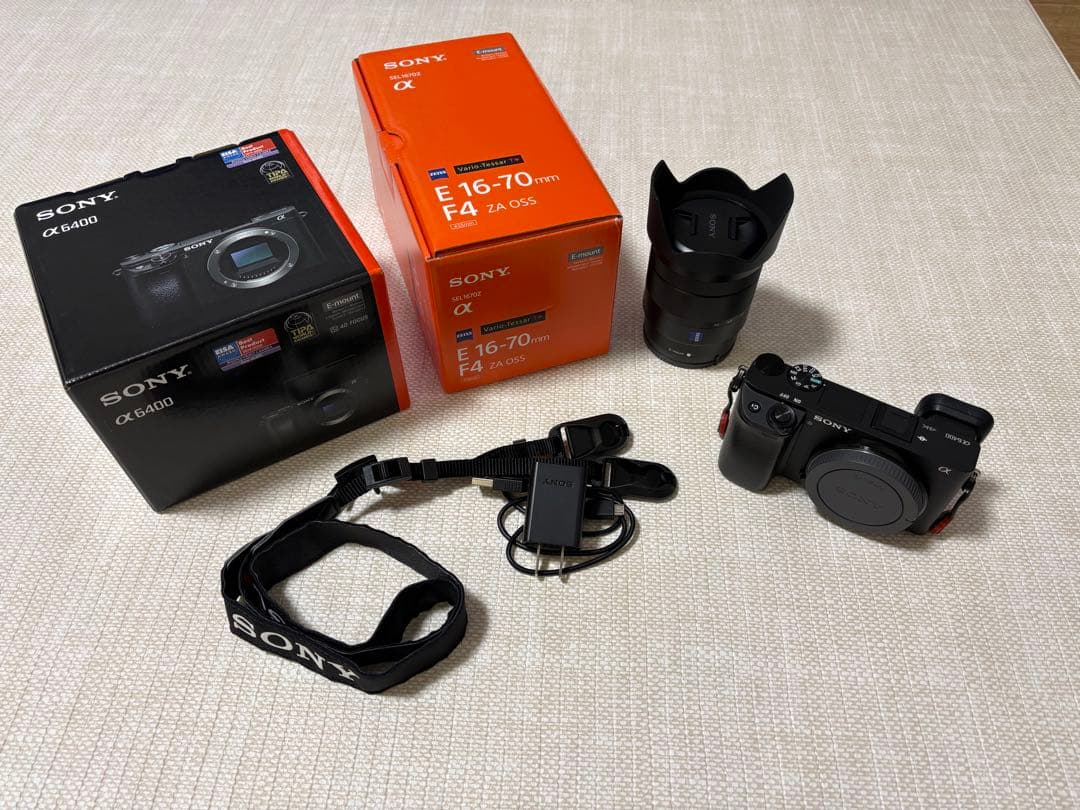 SONY α6400,SEL1670Zセット　Zeissレンズ