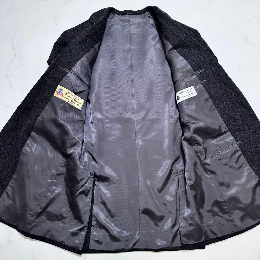 トゥモローランドピルグリム フランネルスーツ カルロバルベラ 秋冬 グレー44