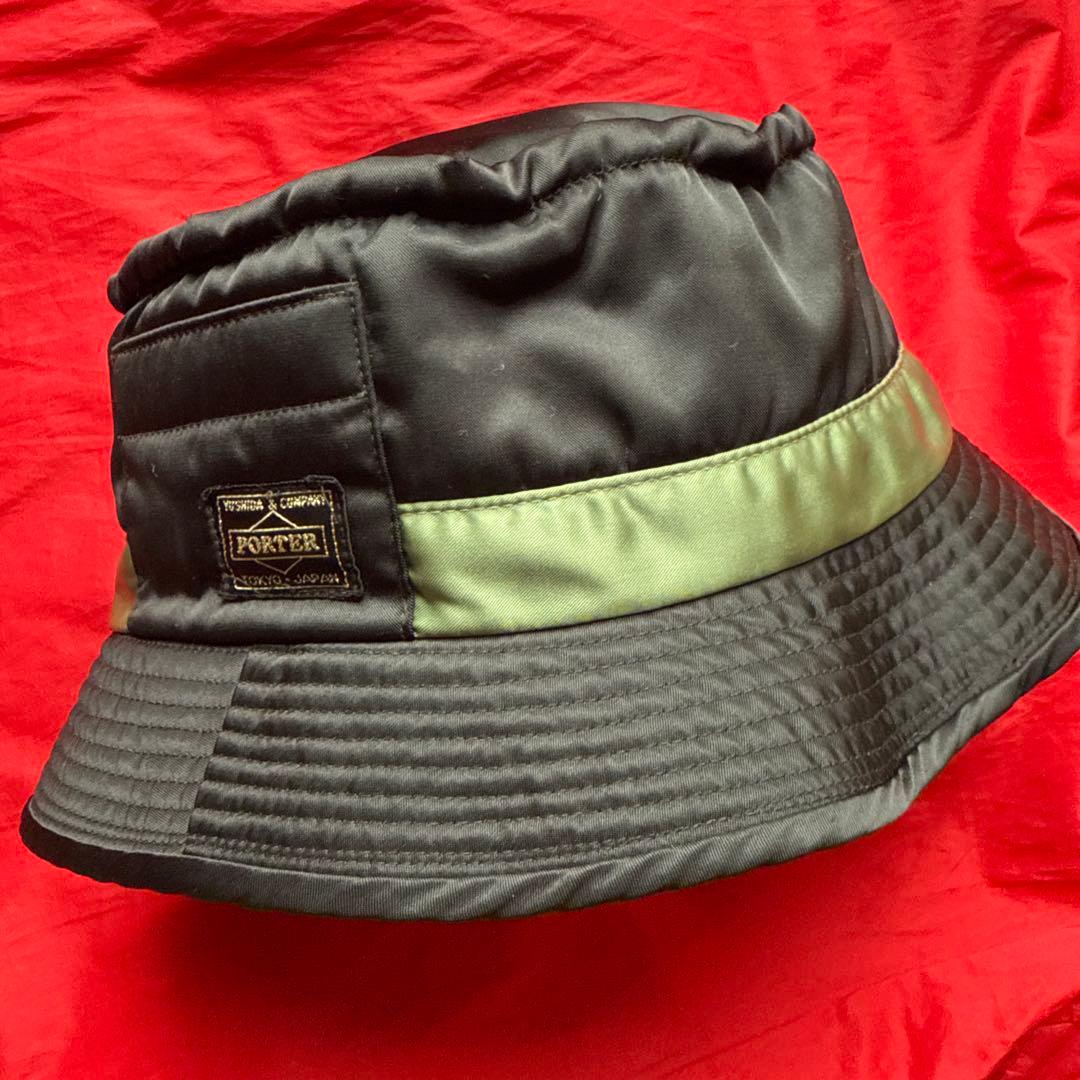 PORTER BEAMS別注 コラボ タンカー バケットハット ブラック 黒