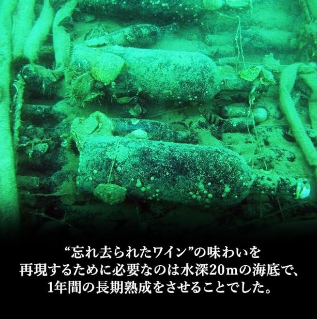 新品 海底熟成スパークリングワイン 木箱付 パリ五輪公式採用 750ml 辛口