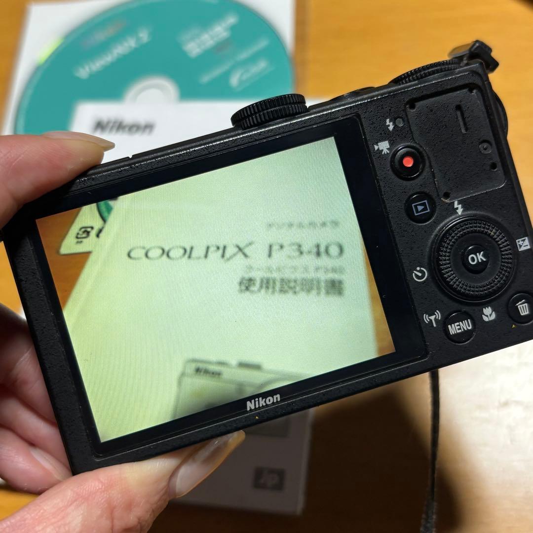 Nikon COOLPIX P340 コンパクトデジタルカメラ 動作確認済