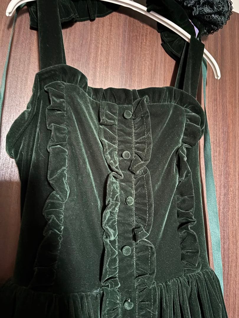 緑　JSK ハーフボンネット　シャルミエール　アクシーズカワイイ　ロリィタ