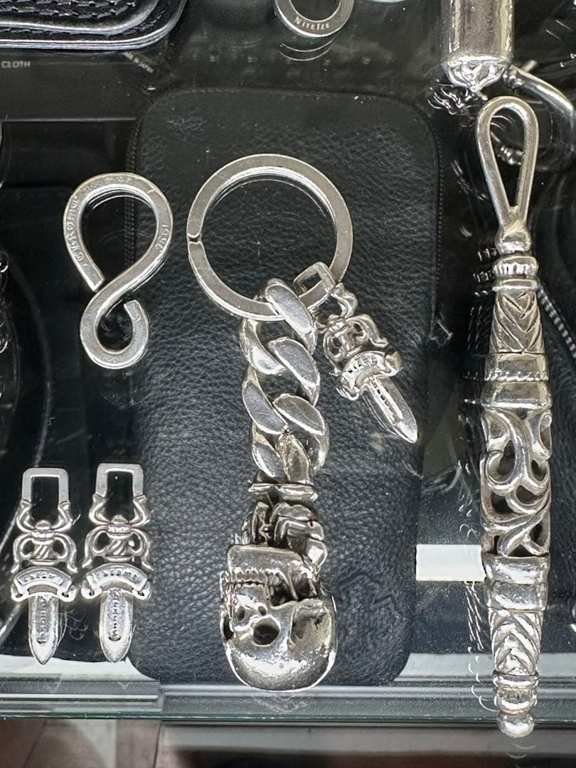 クロムハーツ FOTI キーホルダー クラシック ダガー キーリングデルフィーノ