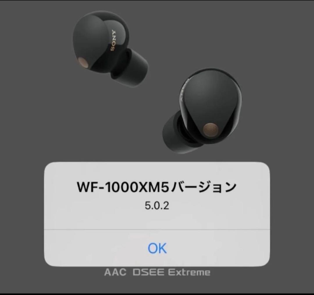 【美品】sony wf-1000xm5【左イヤホン・ブラック】ver5.0.2